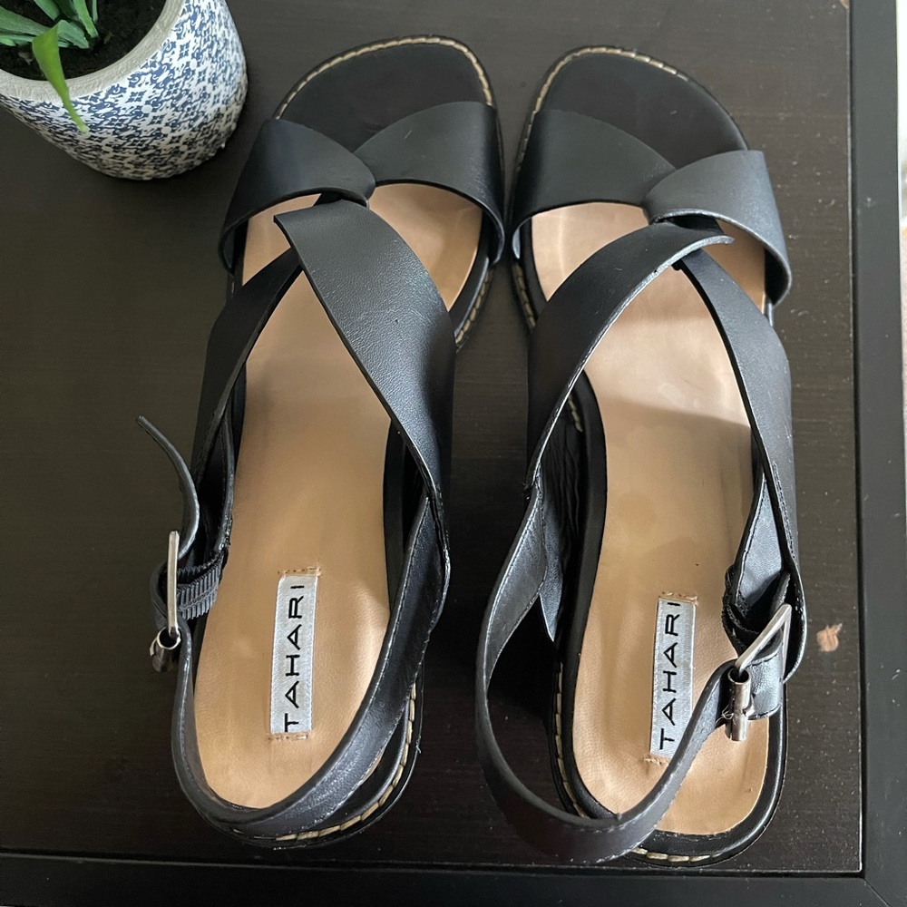 Black sandals